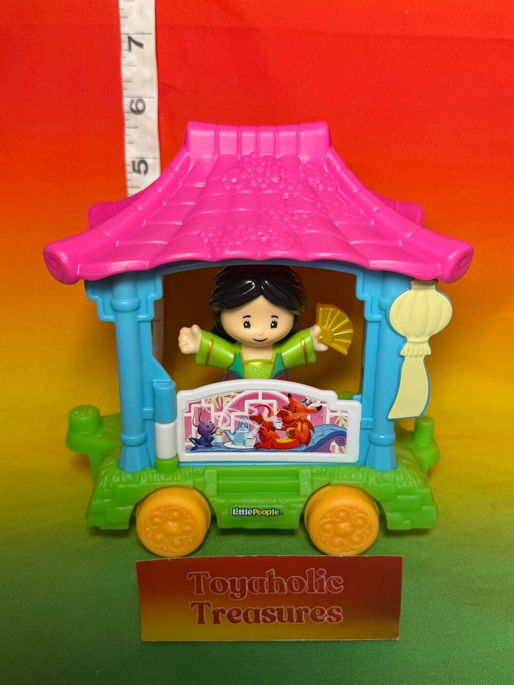 Fisher-Price Little People Disney Princess Parade Mulan & Mushu Float